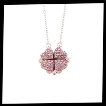 Cargar imagen en el visor de la galería, Collar Corazón Trébol 4 Hojas Ajustable - Ozerty