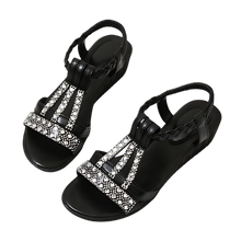 Cargar imagen en el visor de la galería, Elegantes sandalias ortopédicas Boho
 -Negro/EU35/UK2/US4.5Negro/EU36/UK3/US5.5Negro/EU37/UK4/US/6.5Negro/EU38/UK4.5/US7Negro/EU39/UK5.5/US8Negro/EU40/UK6/US8.5Negro/EU41/UK7/US9.5 - Ozerty