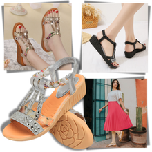 Cargar imagen en el visor de la galería, Elegantes sandalias ortopédicas Boho
 - Ozerty
