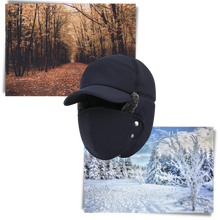 Cargar imagen en el visor de la galería, Gorra de protección facial y auditiva unisex a prueba de viento - Ozerty

