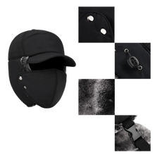 Cargar imagen en el visor de la galería, Gorra de protección facial y auditiva unisex a prueba de viento - Ozerty
