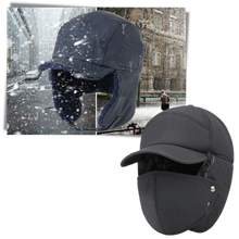 Cargar imagen en el visor de la galería, Gorra de protección facial y auditiva unisex a prueba de viento - Ozerty
